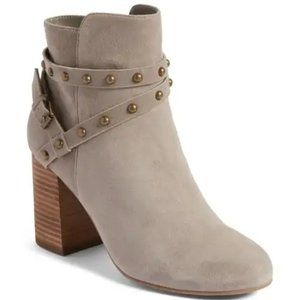 BP. Kolo Flared-Heel Studded Bootie (Women) Size 9 1/2 M